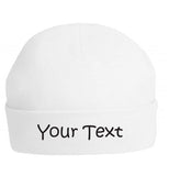 Personalised Text Baby Hat
