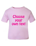 Personalised Text Baby T Shirt