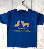 Queen's Corgis Jubilee Baby T-Shirt