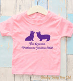 Queen's Corgis Jubilee Baby T-Shirt