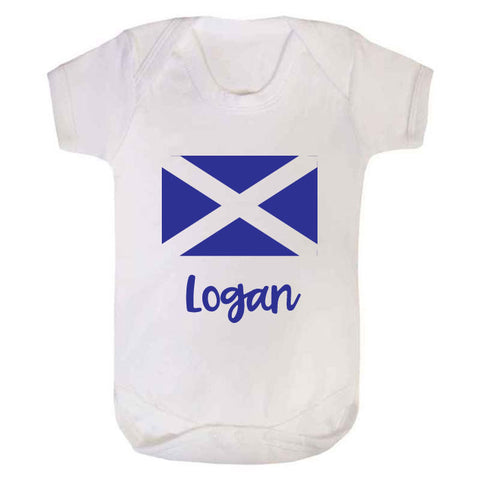 Personalised Scottish Baby Grow
