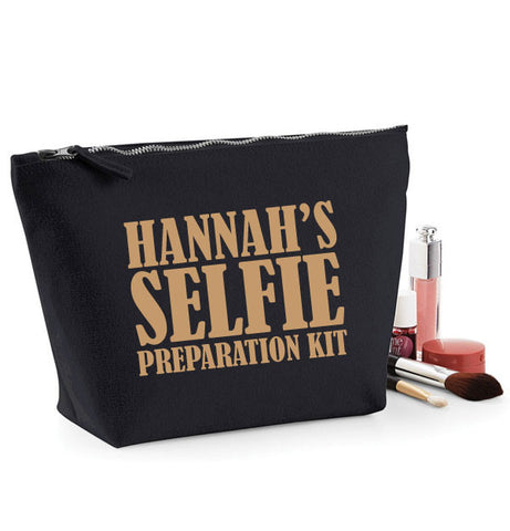 Personalised Selfie Preparation Make Up Bag