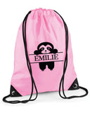 Sloth Personalised Swimming Bag