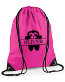 Sloth Personalised Swimming Bag