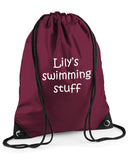 Personalised Swimming Kit Bag