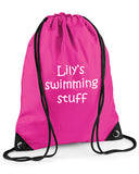 Personalised Swimming Kit Bag