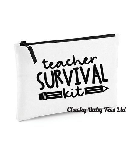 Teacher Survival Kit Pouch