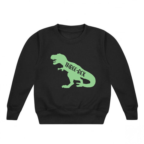 Three-Rex Kids' Dino Sweatshirt