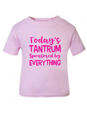 Today's Tantrum Funny Baby T-Shirt