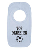 Top Dribbler Football Baby Bib