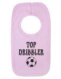Top Dribbler Football Baby Bib