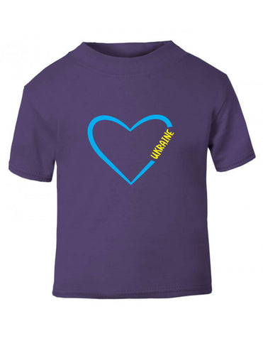 Love Heart Ukraine Toddler T-Shirt