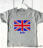 Personalised Union Jack Kids' T-Shirt