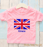 Personalised Union Jack Kids' T-Shirt